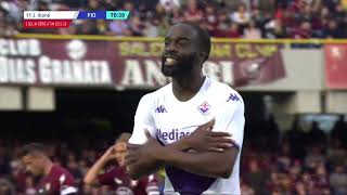 Highlights Salernitana vs Fiorentina 33 Dia 3 Gonzalez Ikone Biraghi [upl. by Dobson]