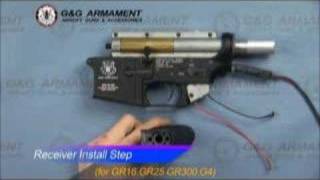 Airsoft AEG GampG GR16 M16 Receiver Assembly by AirSplat [upl. by Feinberg415]