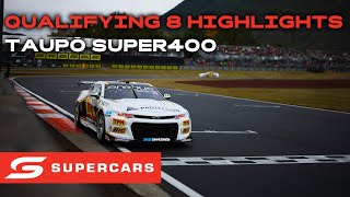 Qualifying Race 8 Highlights  ITM Taupō Super400  2024 Repco Supercars Championship [upl. by Eramal]