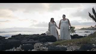 Sharayah and Mias Paradisiacal Wedding Film from Koloa Hawaii [upl. by Anerom]