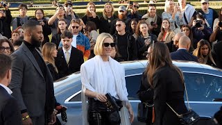 Cate Blanchett attends the Louis Vuitton Paris Womenswear Spring Summer 2025 [upl. by Airym]