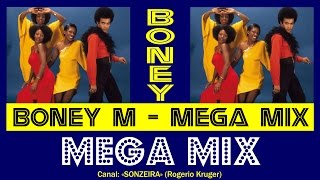 BONEY M  Mega Mix  Megamix O Som dos Anos 70 [upl. by Shig611]