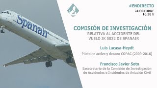 Comisión de Investigación Accidente del Vuelo JK5022 de Spanair 24102018 [upl. by Arbrab]