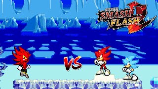 SSF2 Mods Buff Hyper Perfect Nazo vs Ice and Fire Sonic [upl. by Eelahs807]