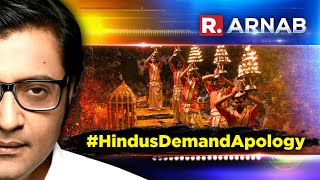 Arnabs Debate Storm over Sanatan Insult Attack on Hinduism in name of casteism [upl. by Cirderf]