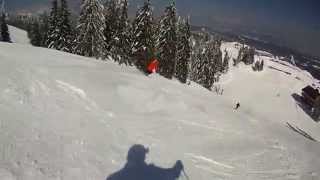 JAHORINA DOWNHILL crna staza sa padom HD [upl. by Anaela]