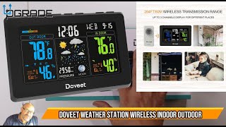 Weather Station Wireless Indoor Outdoor [upl. by Muncey]