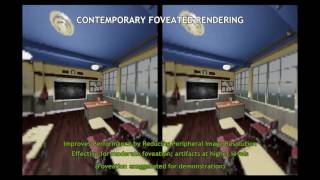 NVIDIA PerceptuallyBased Foveated Rendering for VR [upl. by Orofselet]