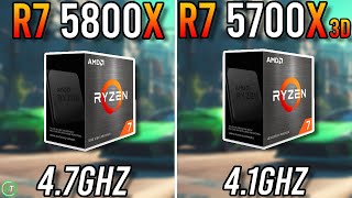 R7 5800X vs R7 5700X3D  RTX 4070  Any Difference [upl. by Annovad]