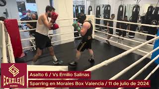 Sparring con Emilio Salinas y Pablo Vázquez en Morales Box Valencia  11 de julio de 2024 [upl. by Hedelman]