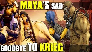 Borderlands 3  Maya’s Sad Goodbye to Krieg  quotEntwinedquot ECHO log  PLUS How They Met [upl. by Ayekram954]