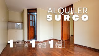 🔴 338 Alquilado  Alquiler minidepartamento en Surco a 5 min de la Bolichera 1 x 1 [upl. by Pylle]