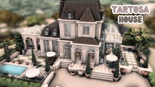 tartosa house  The Sims 4 speed build [upl. by Mungovan307]