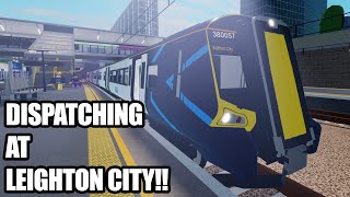 DISPATCHING AT LEIGHTON CITY v183 Roblox  Stepford County Railway [upl. by Barabas483]