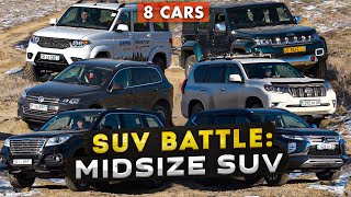 SUV Battle 2022 Midsize Chevrolet Toyota Mitsubishi Haval BAIC Volkswagen amp UAZ  Bremach [upl. by Pearlman]