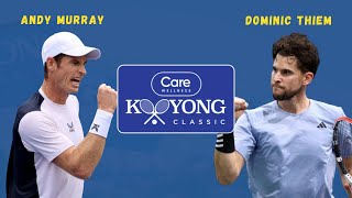 Andy Murray vs Dominic Thiem  Kooyong Classic 2024 [upl. by Hanikas509]