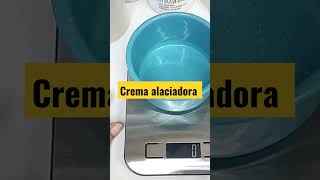 cómo hacer crema alaciadora permanente [upl. by Anayad]