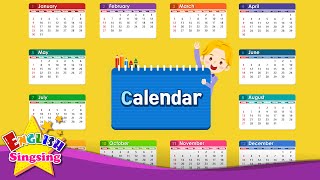 Kids vocabulary  Calendar  Months and Days  Learn English for kids  English educational video [upl. by Euell]