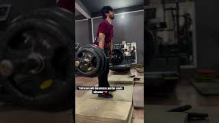 120Kg  265lb Deadlift deadlift powerlifting gym gymshorts youtubeshorts trending [upl. by Lupe962]