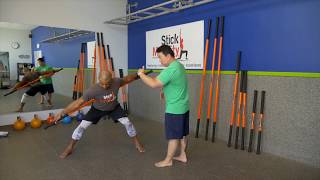 Stick Mobility  Back Exercise  Slap Shot  1 Long [upl. by Presley]