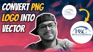 How to Convert PNG Logo Into Vector  Vector Tracing [upl. by Ethelin276]