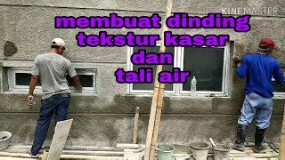 Cara membuat tali air amp plester kamprot [upl. by Richel303]