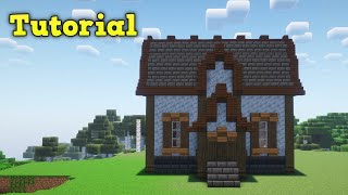 Calcite Starter House Minecraft  Building tutorials 3 How To Build [upl. by Xila864]