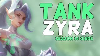 Why You Should Be Playing TANK ZYRA In Season 14 League of Legends [upl. by Olson665]