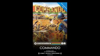 C64 Commando Highscore theme  Gamelay with remastered audio [upl. by Faline]