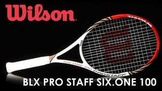 Wilson BLX Prostaff SixOne 100 Racquet Review [upl. by Trbor790]