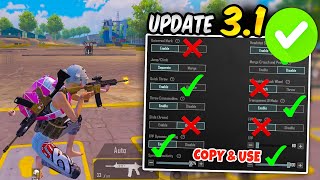 Update 31 PUBG MOBILE BEST SETTINGS amp SENSITIVITY 2024🔥COPY amp USECODE✅  PUBG MOBILE  BGMI [upl. by Leiva]