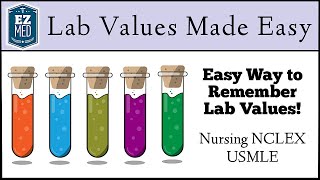 EASY TRICKS to Remember Lab Values Nursing NCLEX USMLE [upl. by Eiddam926]