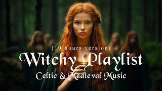 Wiccan Music 🌙 Celtic Medieval Witchy Playlist  Enchanting Witchcraft Fantasy Music  10h Version [upl. by Moth]