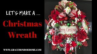 How to Decorate a Christmas Wreath [upl. by Araec]