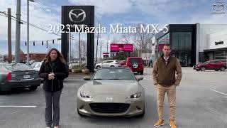 Walkaround on a New 2023 Mazda Miata MX5 For Sale at Oxmoor Mazda in Louisville KY [upl. by Eardna999]