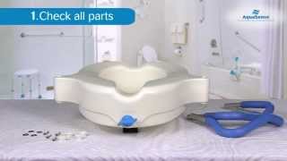 How to Assemble Your AquaSense 3 in 1 Raised Toilet Seat [upl. by Rhona]