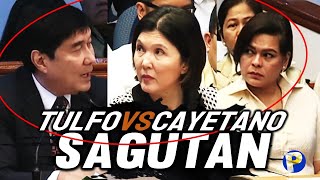 Sagutan ni Raffy Tulfo at Pia Cayetano with VP Sara Duterte sa senado [upl. by Celestia]