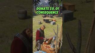 the smallest donation in red dead redemption 2 rdr2 gaming [upl. by Inait]