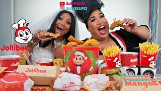 JolliBee Mukbang with PatrickStarrr [upl. by Josepha]