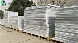 white correx sheets coroplast sheets corflute sheets fluteboard custom corrugated plastic sheets [upl. by Nibroc]