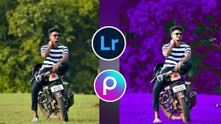 Lightroom and PicsArt Background Blue Colour Tone Photo Editing  Lightroom Picsart photo editing [upl. by Cataldo692]