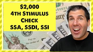 2000 4th Stimulus Check Update in 2024  Social Security SSDI SSI Low Income [upl. by Henleigh]