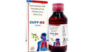 ZUFF DX SYRUP Dextromethorphan HBR Phenylephrine Hcl amp Chlorpheniramine Maleate Syrup [upl. by Arraic]