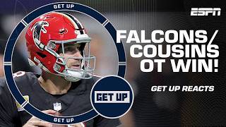 This is how the Falcons IMAGINED the offense with Kirk Cousins 🗣️ TNF OT win vs Bucs  Get Up [upl. by Nylassej367]