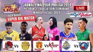 Jadwal Final Four Proliga 2024 Hari ini  Laga Super BIG MATCH Penentu Ke Final Proliga 2024 [upl. by Aiderfla465]