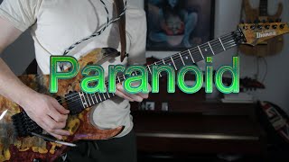 Paranoid solo  playthrough and lesson  Black Sabbath [upl. by Nauqas586]