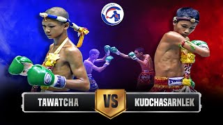 Tawatchai vs Kudchasarnlek  Savage Knockout  Classic Muay Thai [upl. by Enneicul]