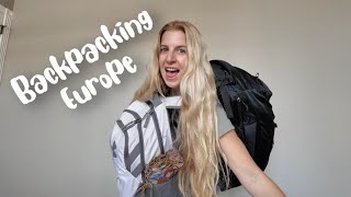 Pack with me to backpack Europe [upl. by Darnell]