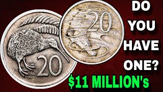 Top 30 Most Valuable 20 Cents in Circulation  Rare AUSTRALIANS Coins in Your Pocket Change [upl. by Natika]