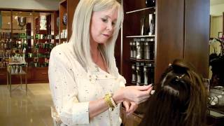 Hair Extensions for Thin Hair with Amanda Shuttleworth at the Argyle Salon [upl. by Pulling]